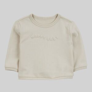 Carter's Beige 'Happy Baby' Sweatshirt